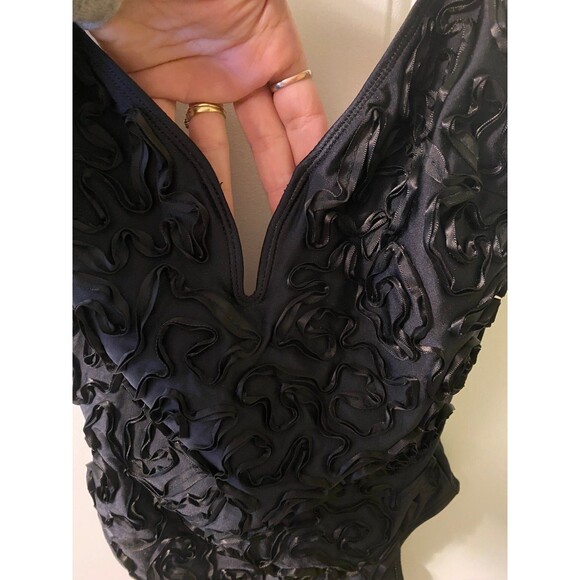 50’s inspired swimsuit black size large - Picture 3 of 7